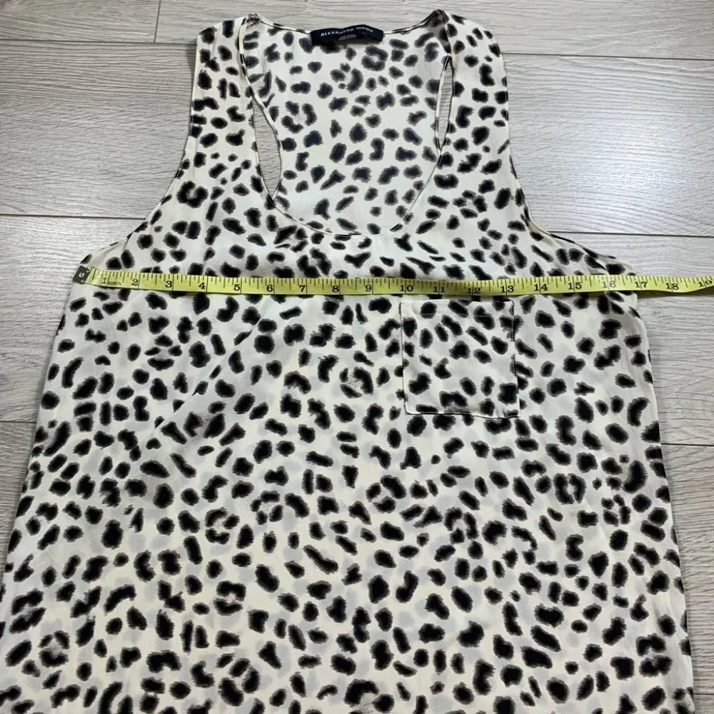 Alexander Wang Silk Animal Print Mini Dress